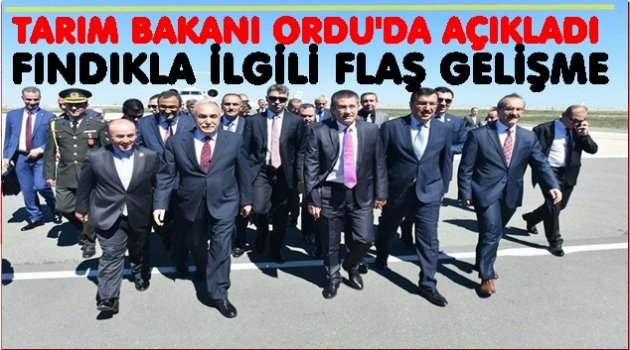 BAKAN FAKIBABA FINDIKLA İLGİLİ NELER SÖYLEDİ