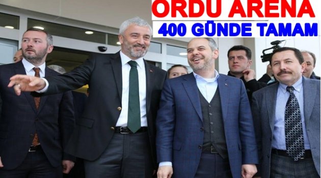 BAKAN KILIÇ: ENVER BAŞKAN ORDU İÇİN BÜYÜK KAZANIMDIR