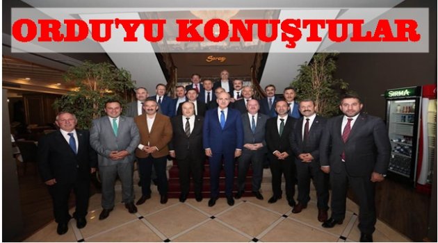 BAKAN KURTULMUŞ BELEDİYE BAŞKANLARIYLA İSTİŞARE ETTİ