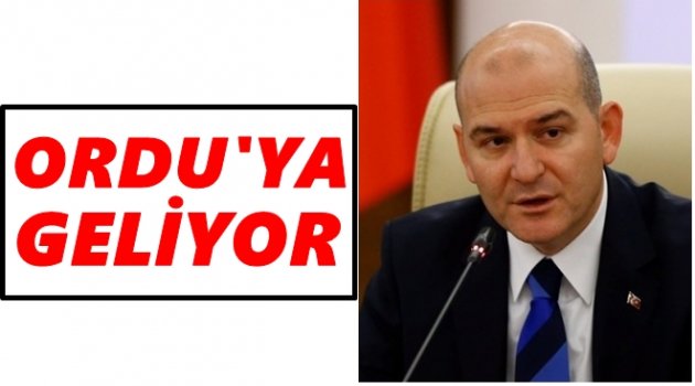 BAKAN SOYLU VALİLERİ ORDU&#039;DA TOPLAYACAK