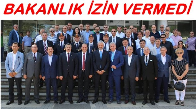 BAKANLIKTAN KIBRIS ZİYARETİNE İZİN ÇIKMADI