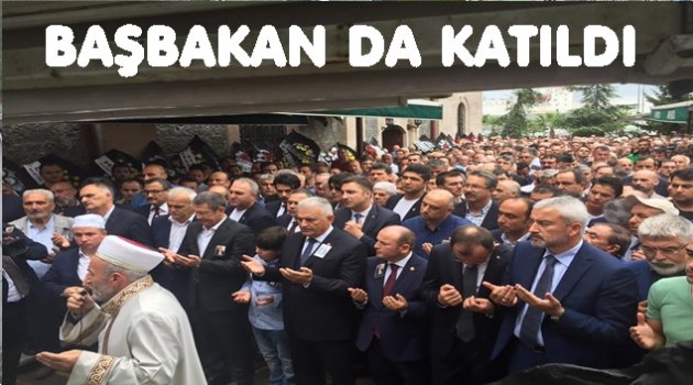 BAŞBAKAN YILDIRIM  CENAZE İÇİN GELDİ