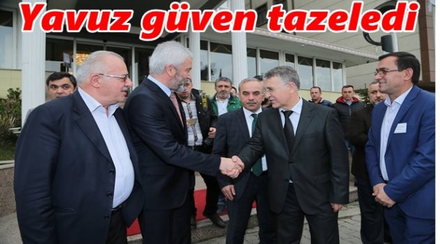 BAŞKAN DOLMUŞÇULARA GARANTİ VERDİ