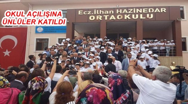 BAŞKAN HAZİNEDAR&#039;IN ANNESİ ADINA YAPTIRDIĞI OKUL AÇILDI