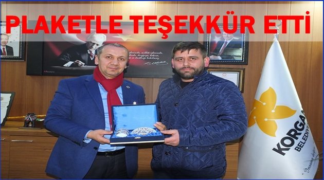 BAŞKAN KİRAZ PLAKETİ HAK ETTİ