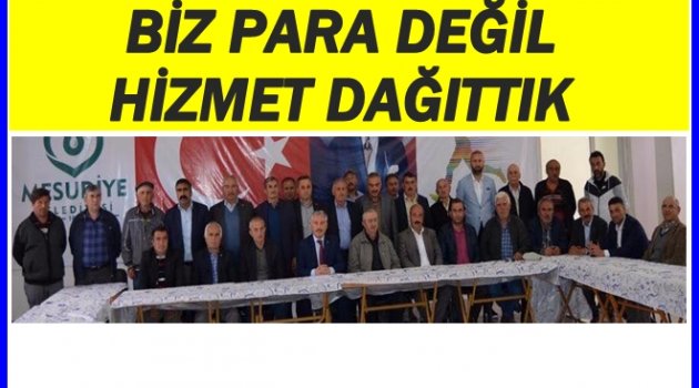 BAŞKAN MUHTARLARLA BİRLİKTE CEVAP VERDİ