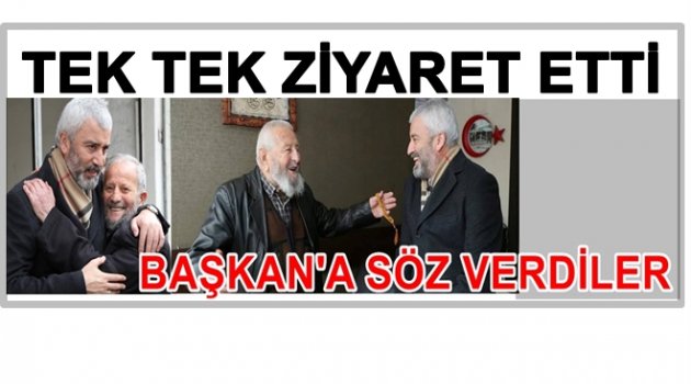 BAŞKAN YILMAZ ESNAFLARI ZİYARET ETTİ