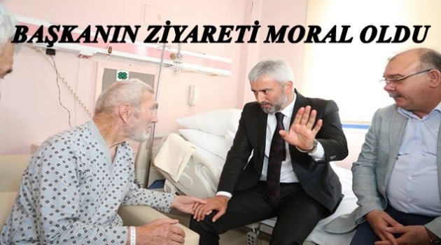 BAŞKAN YILMAZ HASTANEDEYDİ