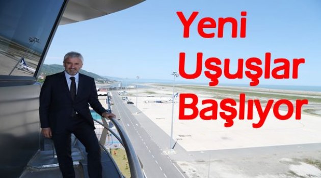 BAŞKAN YILMAZ: HAVALİMANI BÜYÜK BİR İVME KAZANDI