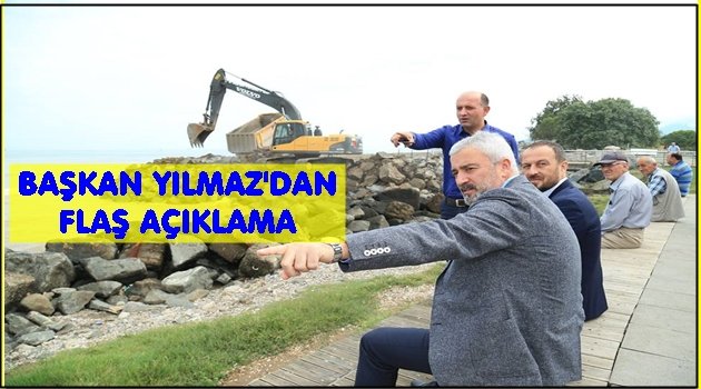 BAŞKAN YILMAZ: KUMSALA DOKUNULMAYACAK