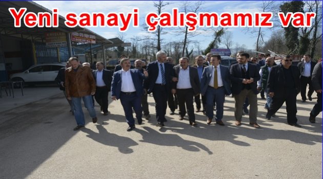 BAŞKAN YILMAZ SANAYİ ESNAFIYLA BİR ARAYA GELDİ