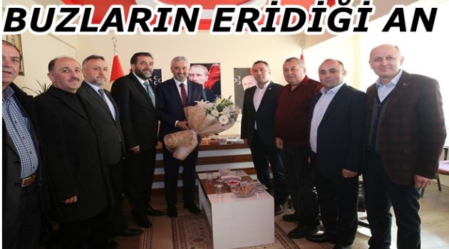 BAŞKAN YILMAZ&#039;I ENGİNYURT KARŞILADI