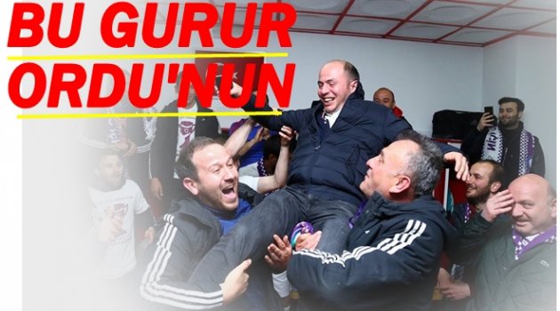 BAŞKAN ZAVALSIZ: ŞAMPİYONLUKTA TÜM ORDULULARIN EMEĞİ VARDIR