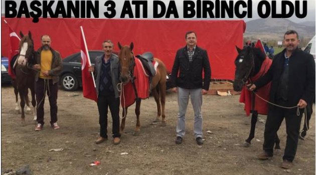 BAŞKANIN ATLARI RAKİP TANIMADI