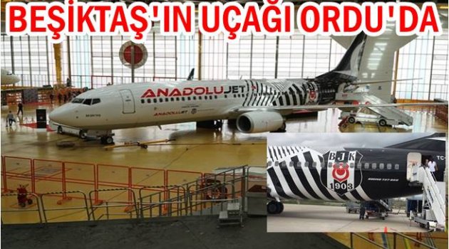 BEŞİKTAŞ'IN ÖZEL UÇAĞI İLK ORDU'YA UÇTU