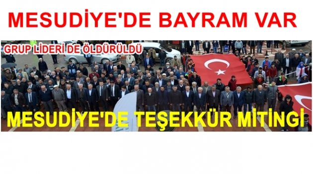 BURASI ORDU BURADAN ÇIKIŞ YOK