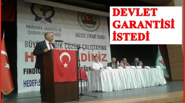 BÜYÜK FINDIK ÇÖZÜM ÇALIŞTAYI DÜZENLENDİ