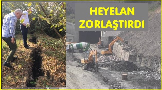 ÇANAK: ÇALIŞMALAR ZOR ŞARTLAR ALTINDA YÜRÜTÜLÜYOR