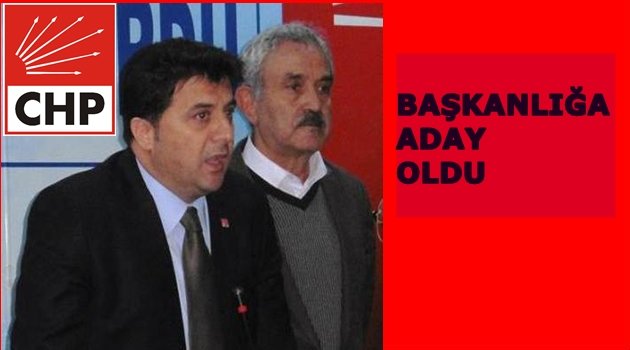 CHP&#039;DE İLK ADAY O OLDU