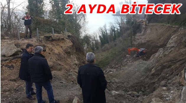 ÇÖKEN YOLDA ÇALIŞMA BAŞLADI