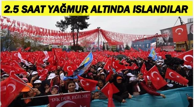 CUMHURBAŞKANI&#039;NIN MİTİNGİNDE NELER YAŞANDI