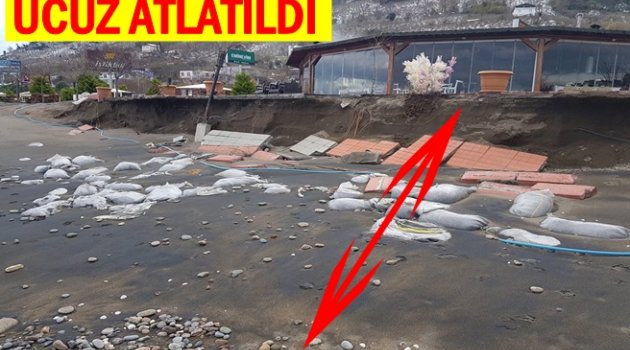 DALGALAR PLAJI YOK ETTİ