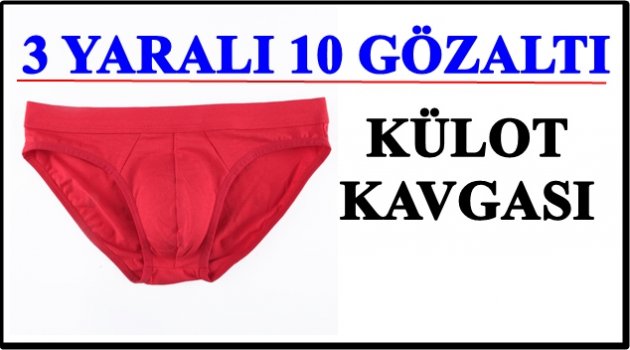 DENİZE KÜLOTLA GİRDİ OLAY ÇIKTI