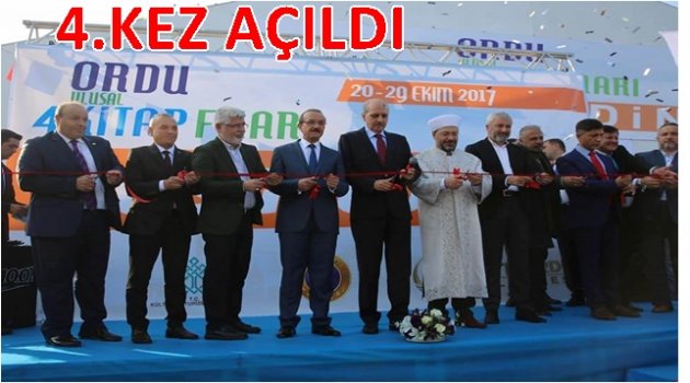 DÜNYANIN KİTABI ORDU&#039;YA GELDİ