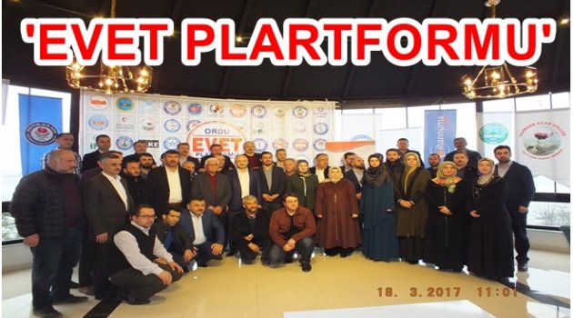 &#039;EVET&#039; İÇİN BİRLEŞTİLER