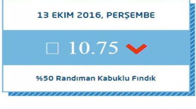 FINDIK FİYATLARI DÜŞMEYE DEVAM EDİYOR