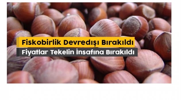 FINDIK MİLLİ ÜRÜN OLMAKTAN ÇIKTI