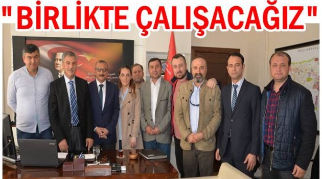 GAZETECİLERDEN HAYIRLI OLSUN ZİYARETİ