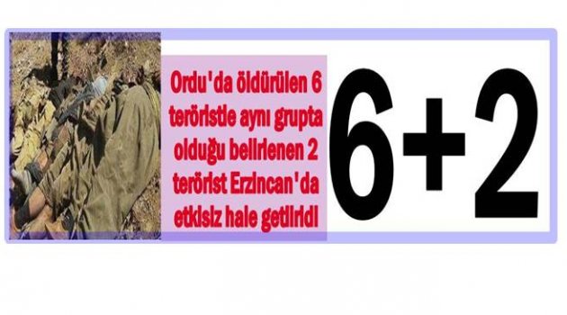 GRUBUN TAMAMI İMHA EDİLDİ