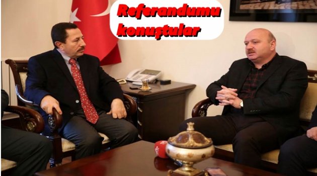 GÜNDOĞDU VALİ&#039;Yİ ZİYARET ETTİ