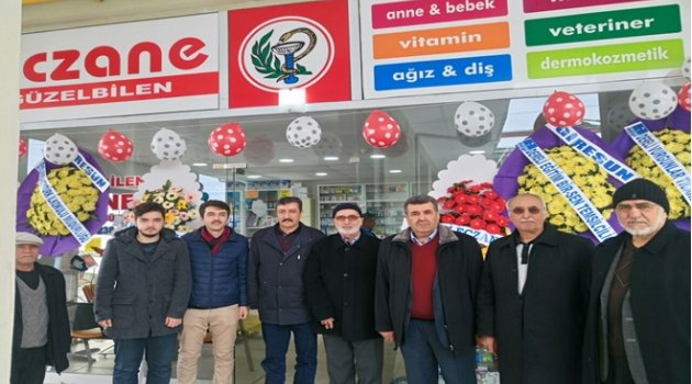 GÜZELBİLEN ECZANESİ AÇILDI