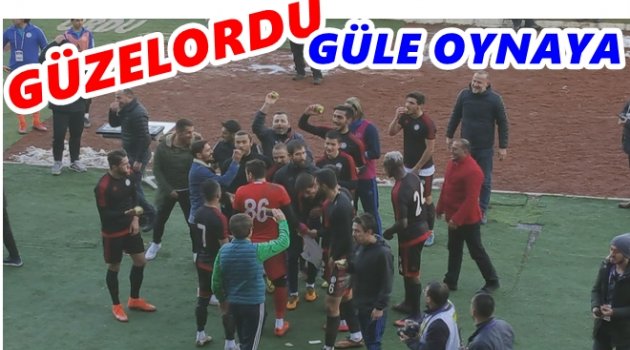 GÜZELORDU  ARTIK FİNALLERİ DÜŞÜNÜYOR