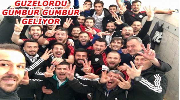 GÜZELORDU ZİRVEYE KONDU: 1-3