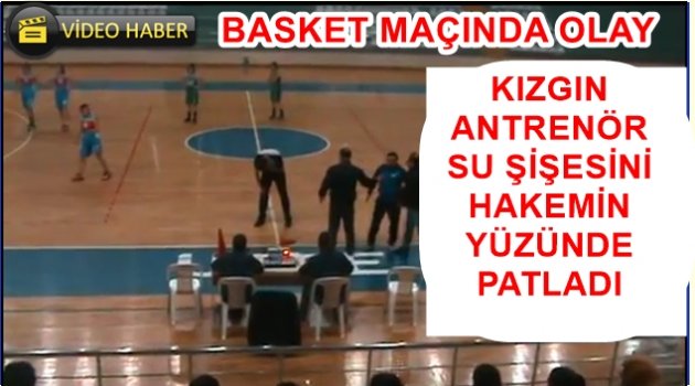 HAKEMİ YARALAYAN ANTRENÖRÜN LİSANSI İPTAL EDİLİYOR