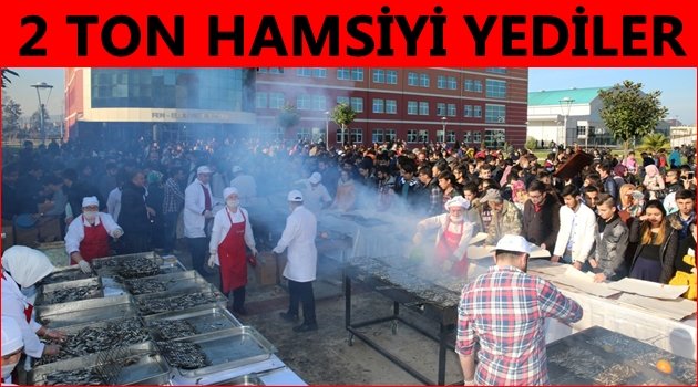HAMSİ ŞÖLENİ RENKLİ GÖRÜNTÜLERE SAHNE OLDU