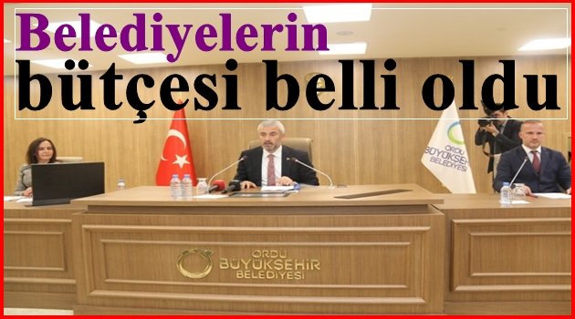 HANGİ BELEDİYE NE KADAR BÜTÇEYE SAHİP