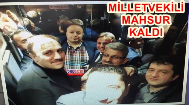 İÇİNDE MİLLETVEKİLİ DE VARDI  ASANSÖR YERE ÇAKILDI