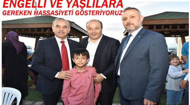 İFTARIN KONUKLARI YAŞLILAR VE ENGELLİLERDİ
