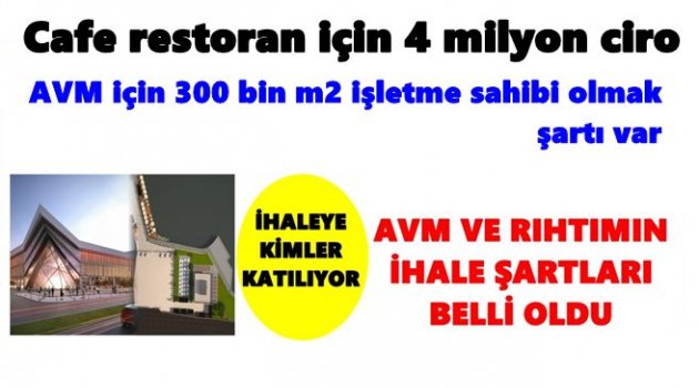 İHALENİN ŞARTLARI NELER?