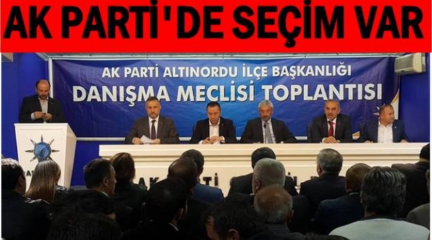 İL BAŞKANI İLÇE DANIŞMA TOPLANTISINDA AÇIKLADI