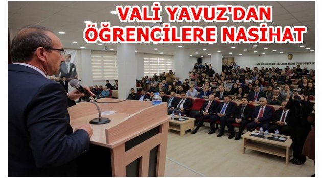 İLK DERSİ VALİ VERDİ