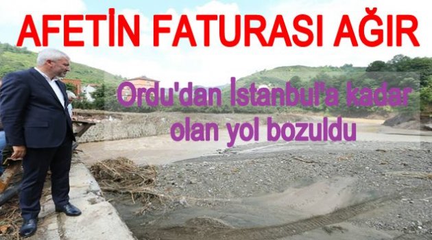 İLK ETAPTA ZARAR 150 MİLYONLİRA