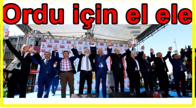 İLK KAZMA MİTİNGLE VURULDU