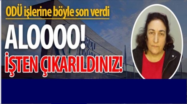 İŞİNE NEDEN SON VERİLDİ