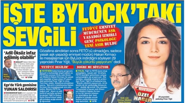 İşte ByLock’taki sevgili