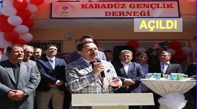 KABADÜZ&#039;DE GENÇLER DERNEKLEŞTİ